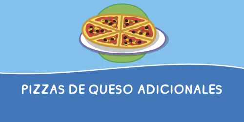 Foto animada de una pizza entera