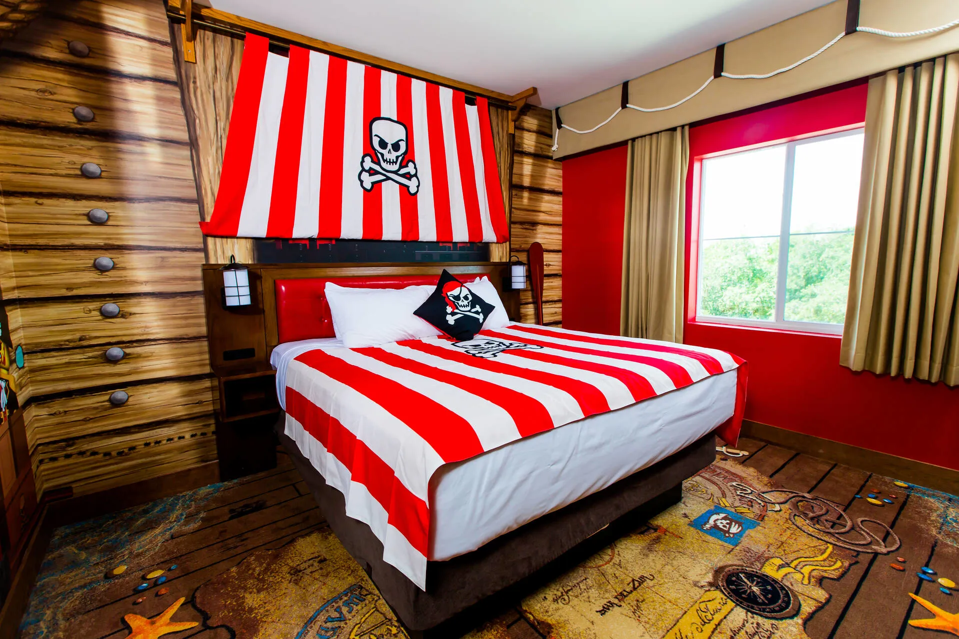 Pirate Room Adult Sleeping Area