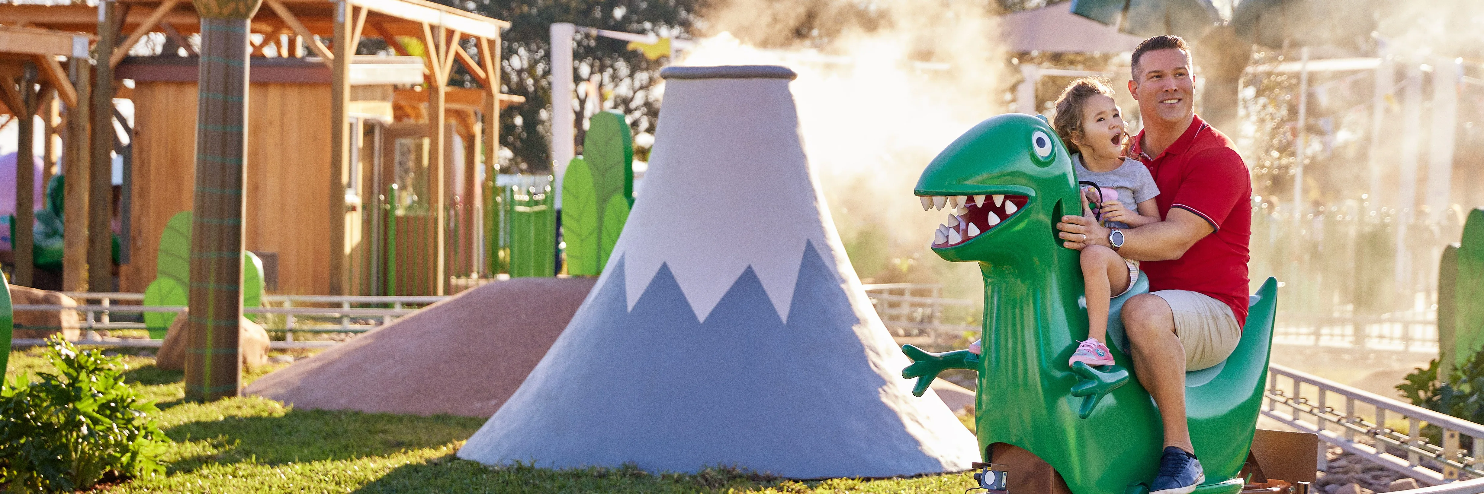 Family enjoying Peppa Pig Theme Park