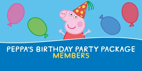 Peppa's Birthday Party Package for Annual Pass Members