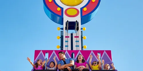 Mr. Bull's High Striker at Peppa Pig Theme Park