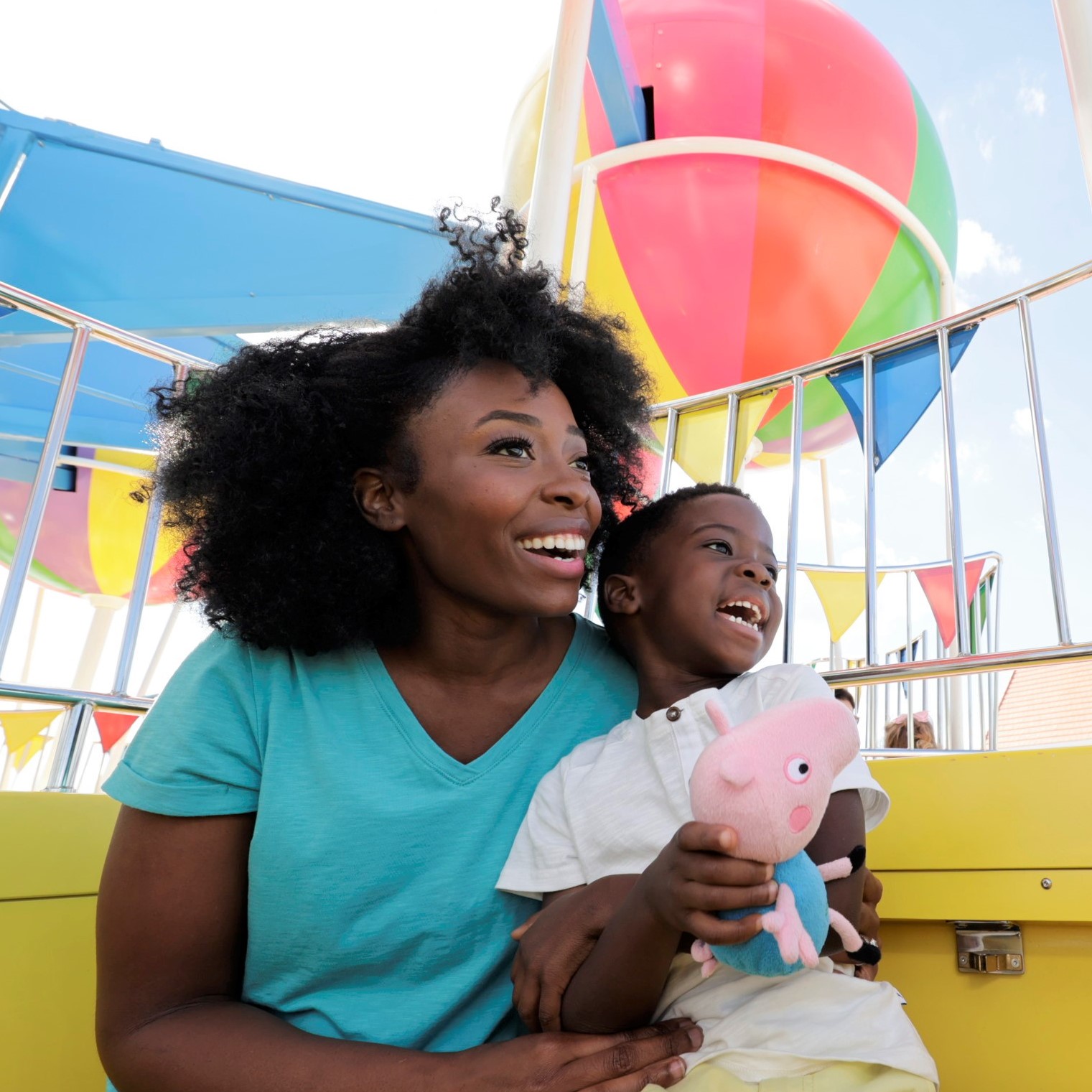 Balloon Ride at Peppa Pig Theme Park