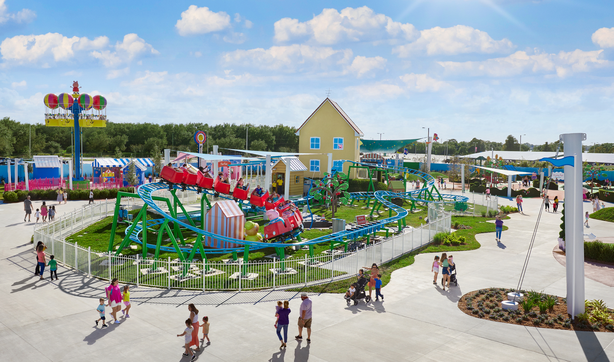 Overview of Peppa Pig Theme Park